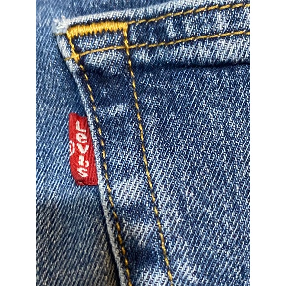 Levis 550 Relaxed Fit Mens Blue Jeans 38x36 Medium Wash Stretch 18181-0550 - Picture 10 of 10